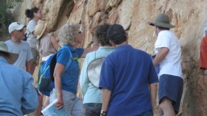 Sharon Milito leading our Geology Talk and Walk